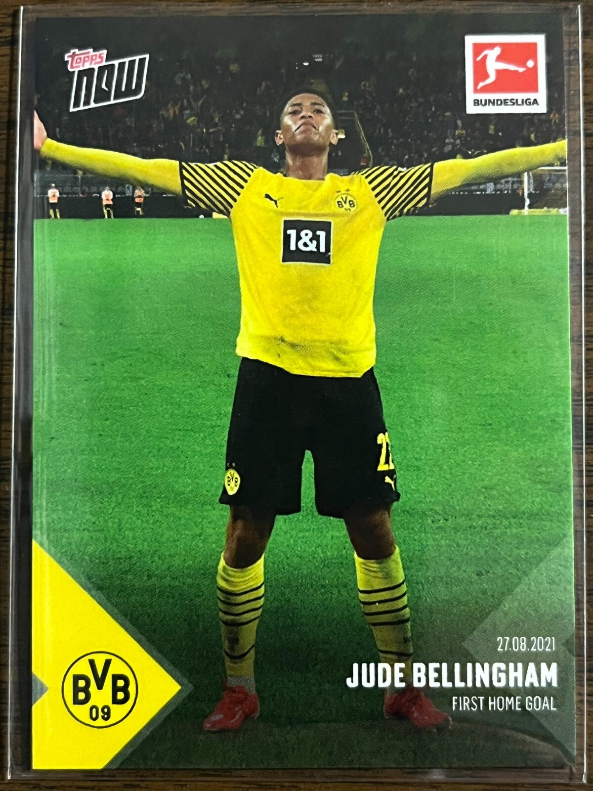2021-22 Topps Now Bundesliga #17 Jude Bellingham Borussia Dortmund
