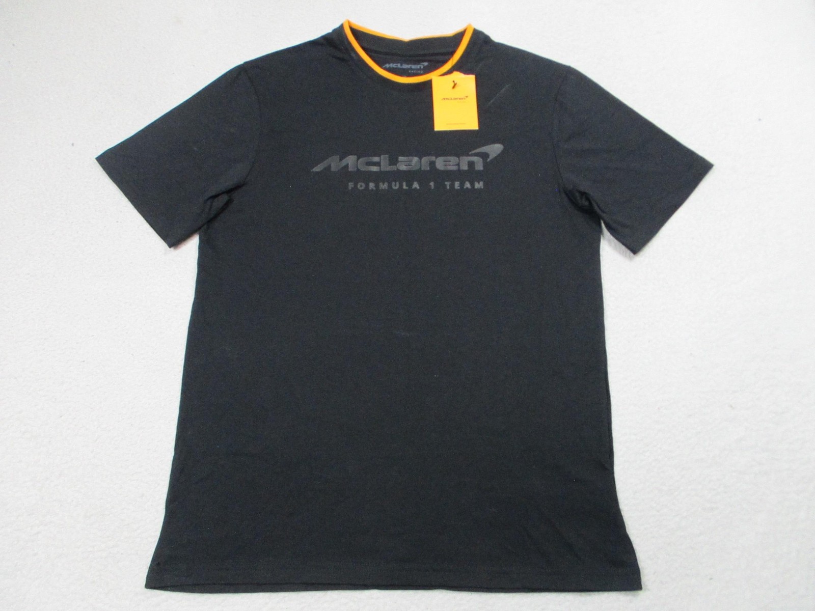 McLaren Formula 1 Team Shirt Tee Mens Small Black Formula One Racing Castore