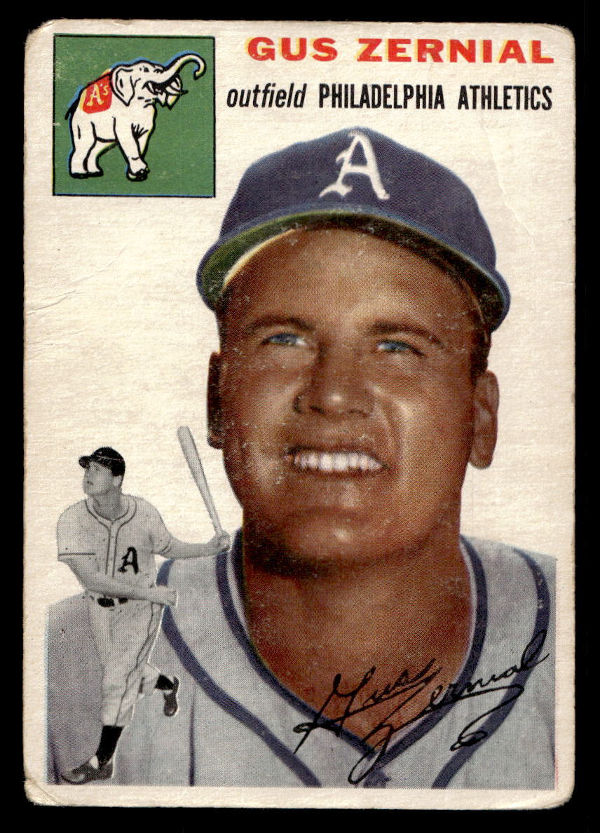 1954 Topps #2 Gus Zernial *Low Grade*