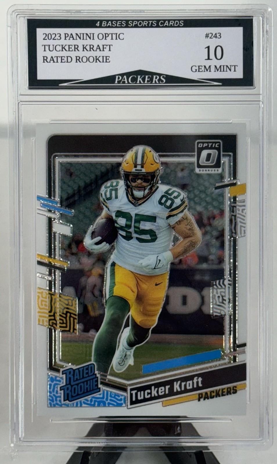 2023 Panini Optic Tucker Kraft Packers Rated Rookie Card #243 Gem Mint 10!