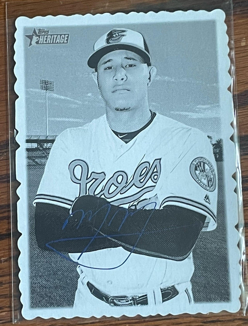 2018 Topps Heritage #20 Manny Machado 1969 Topps Deckle Edge Free Ship