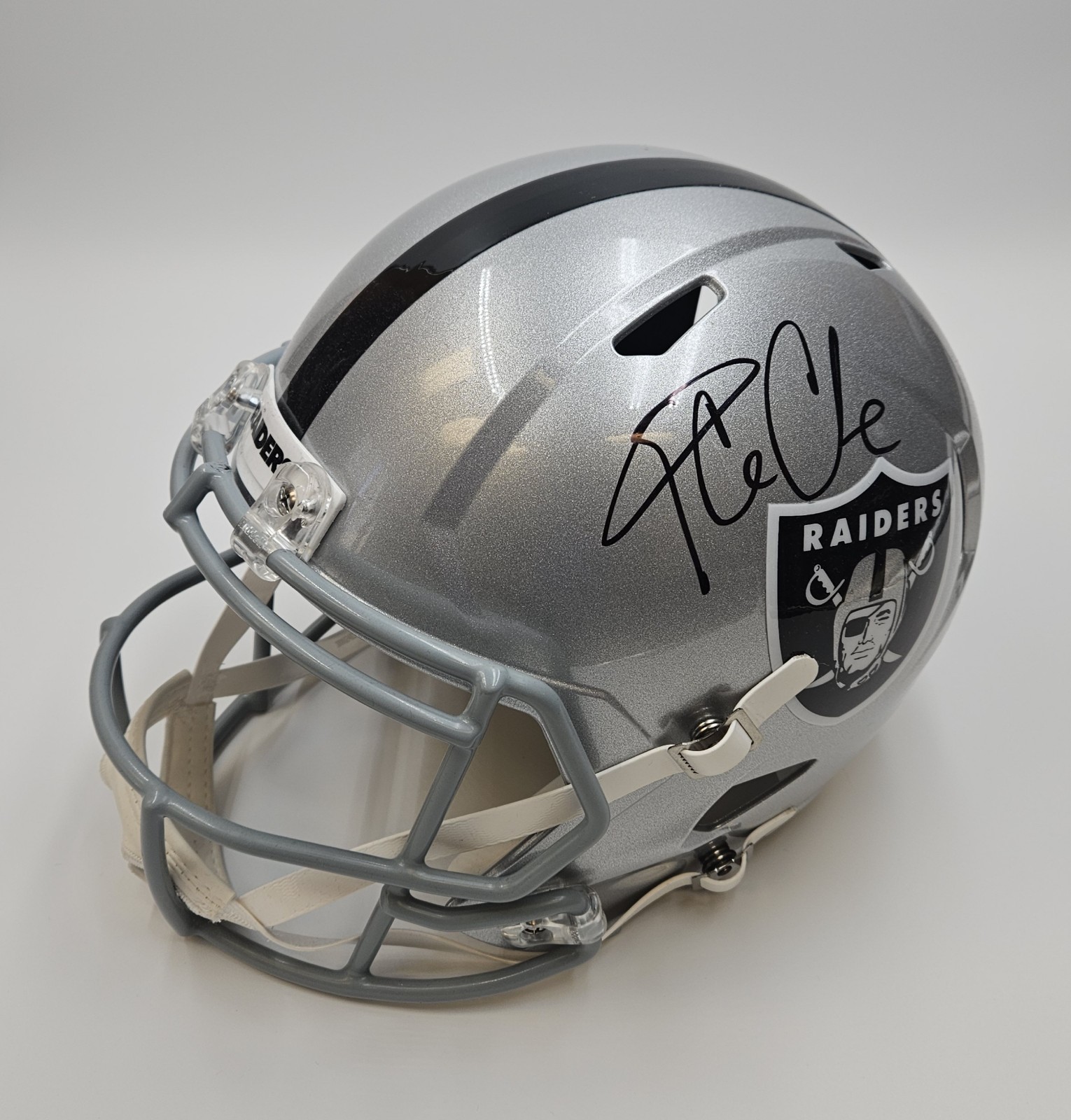 Ice Cube signed Raiders Full Size Helmet autograph NWA Rapper ~ JSA!!