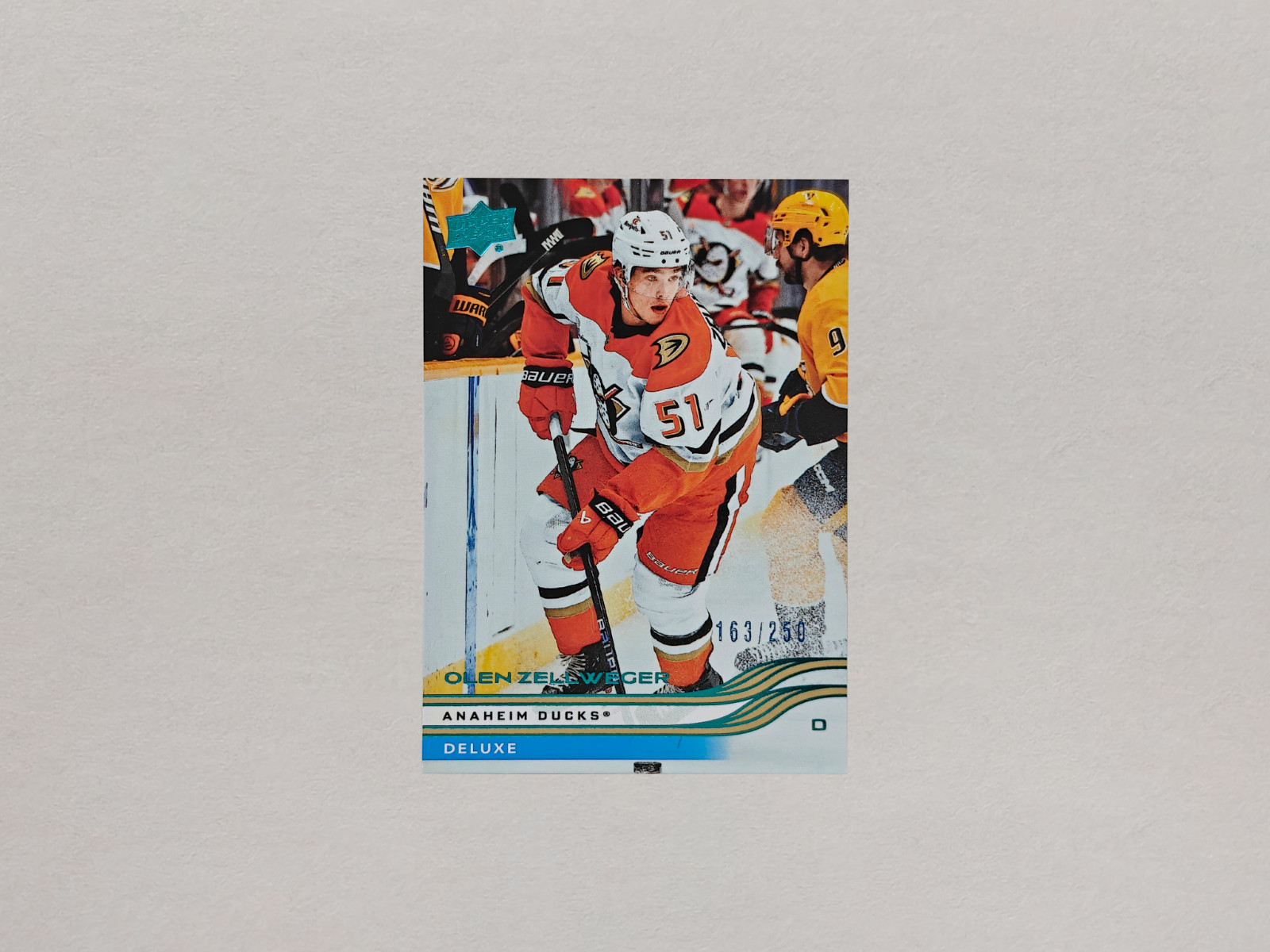 2025-26 Upper Deck Series 2 Olen Zellweger Base Deluxe /250 Parallel #251