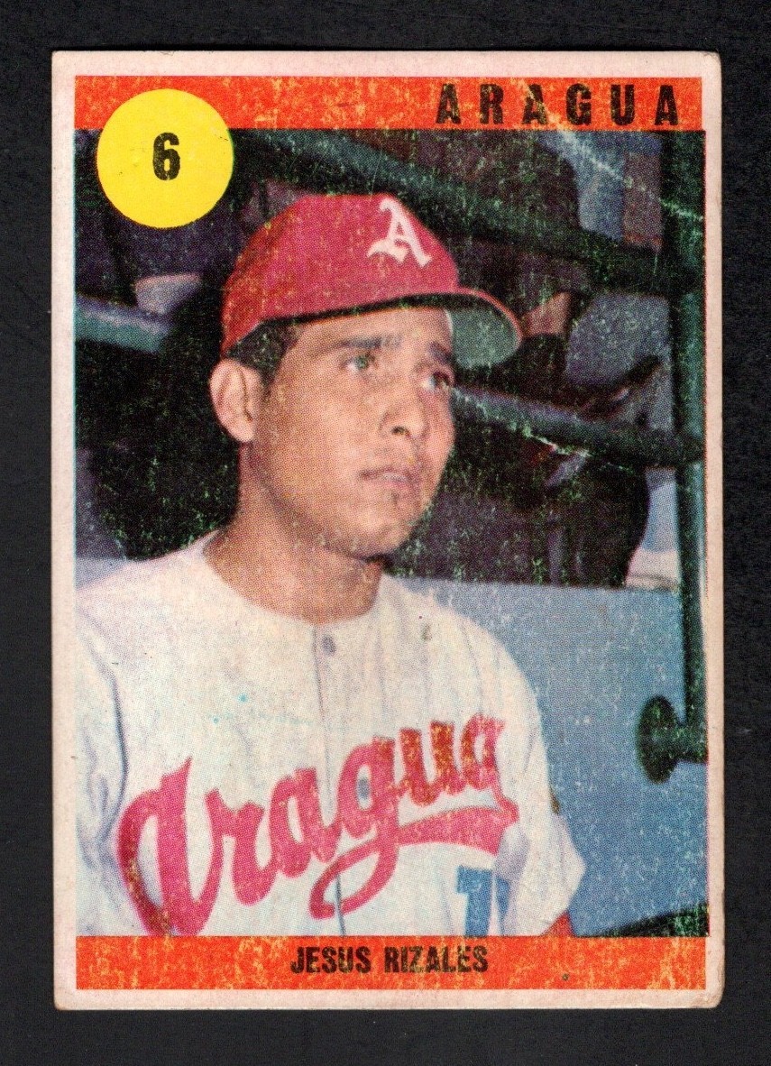 1970 Ovenca Sport Grafico Venezuelan #6 Jesus Rizales Tigres De Aragua FR-GD