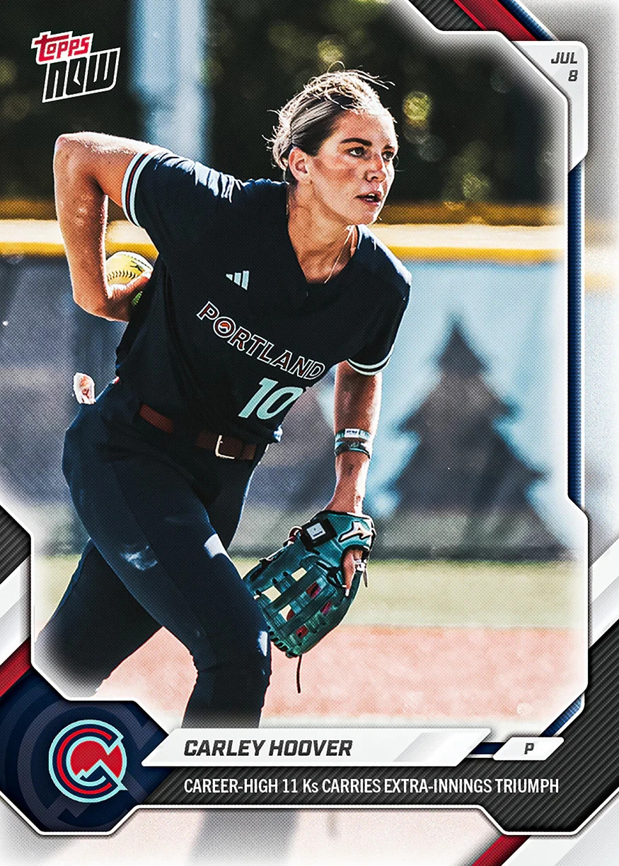 Carley Hoover 11 Ks – 2026 AUSL Topps NOW – Card 34 Presale