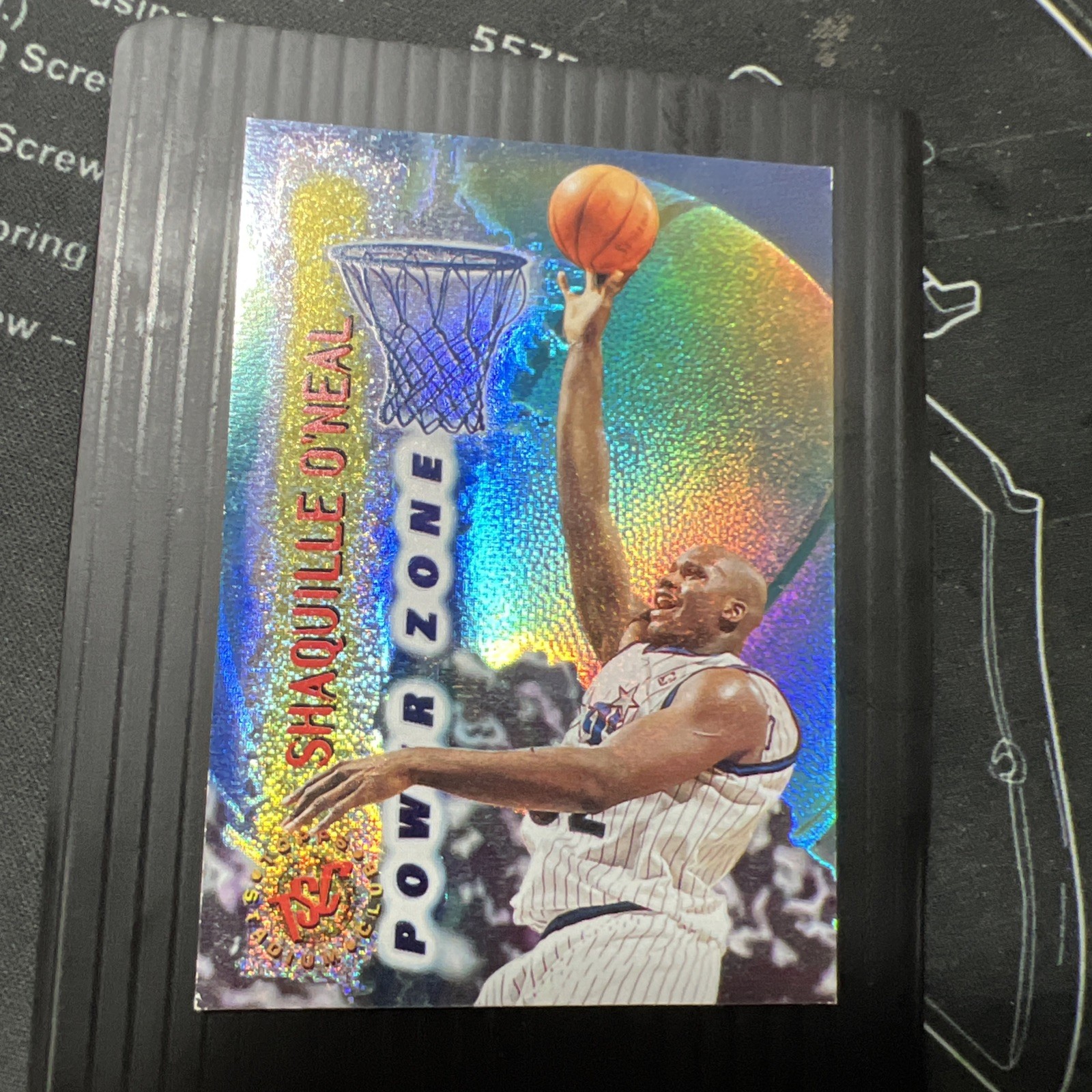 1995 Topps Stadium Club Power Zone PZ1 Shaquille O’Neal HOLOGRAM Orlando Magic