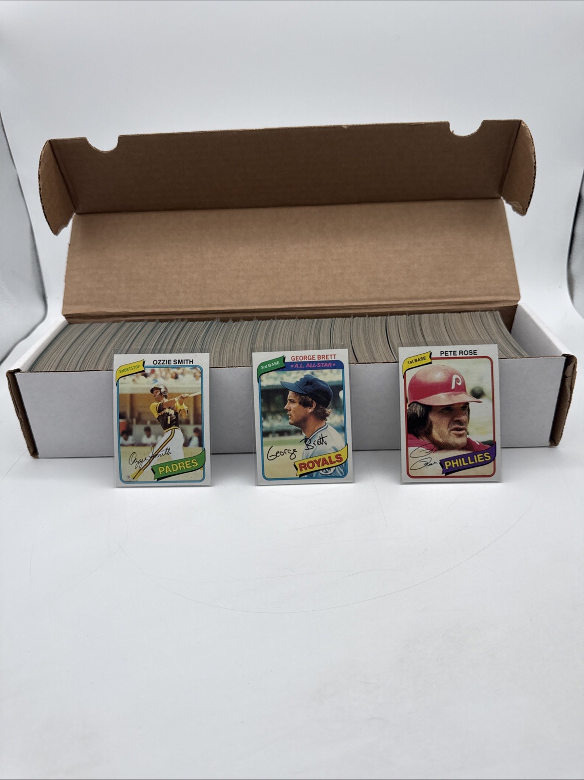 1980 Topps Baseball Near Complete Set 723/726 (No Henderson, Ryan, Winfield) NM