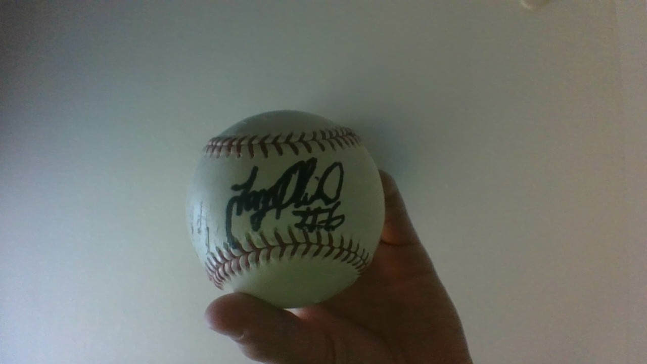 rawlings autograghed baseball by Tony Olivia