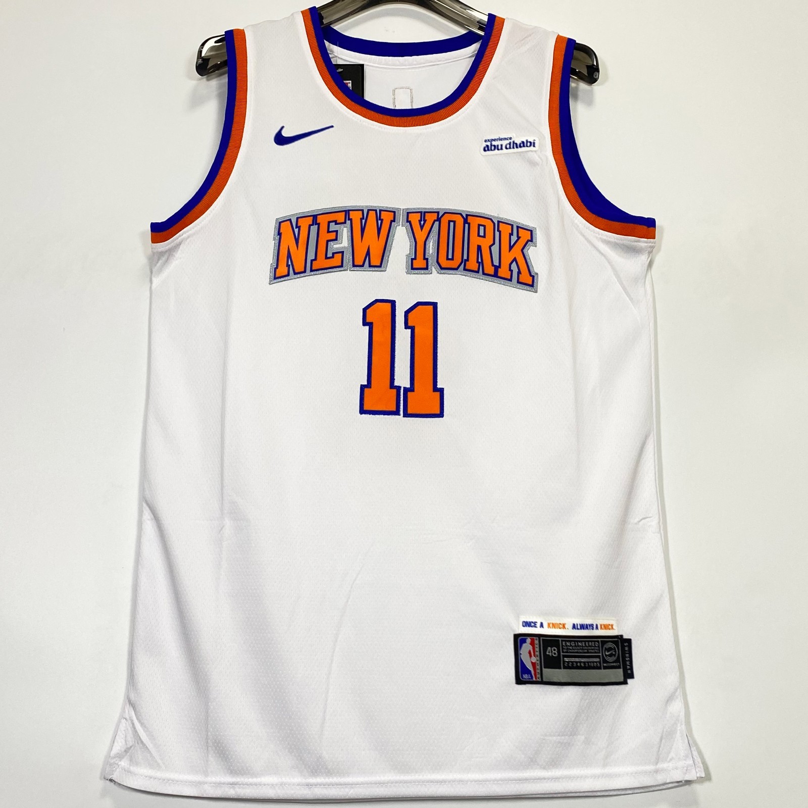 Jalen Brunson #11 New York Knicks Stitched Basketball Jersey White S-2XL