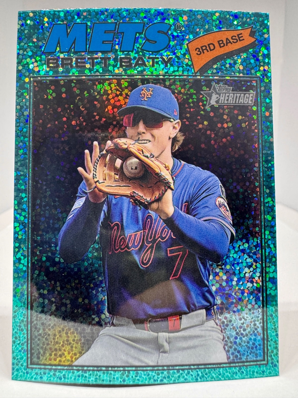 2026 Topps Heritage Aqua Sparkle Chrome #1-400 Pick A Card Complete Your Set SP