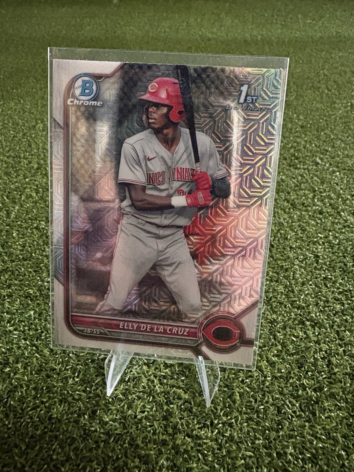 2022 Bowman – 1st Bowman – Elly De La Cruz #BCP-50 Mojo Refractor (RC) Prospect
