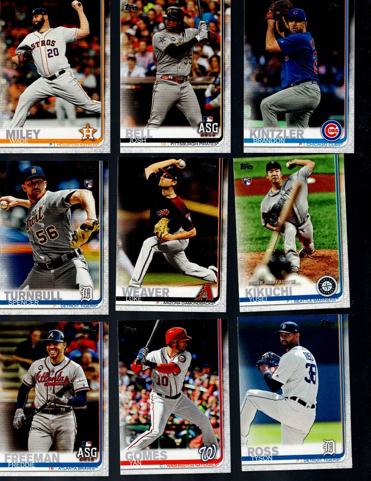 2019 TOPPS UPDATE BASEBALL 251-300 + INSERTS YOU PICK BUY 2 GET 1 FREE!