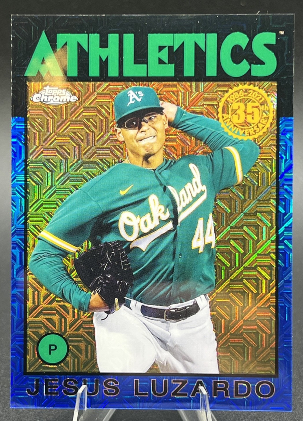 2021 Topps Silver Pack 1986 Chrome Baseball Blue /150 Jesus Luzardo #86BC-38 8d4