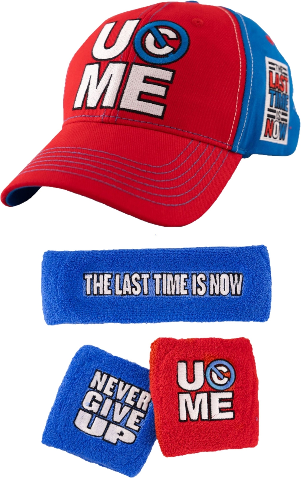 John Cena Last Time Is Now Farewell Tour Baseball Hat Wristband Combo