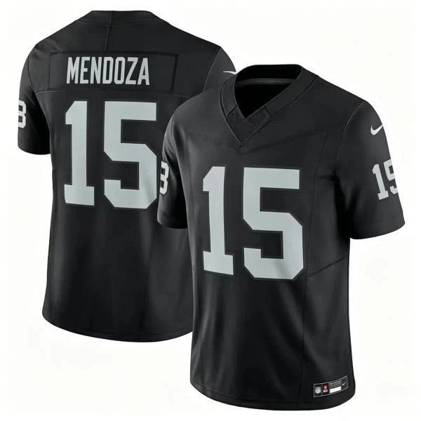 Mendoza #15 Fernando Raiders Black/Gray/Arctic Camo MEN Jersey NWT All Size