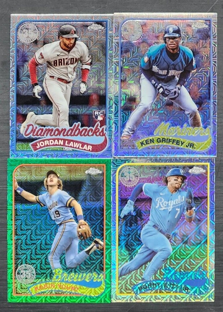 2024 Topps Series 1 / Series 2 – 1989 Topps Chrome SILVER PACK You Pick