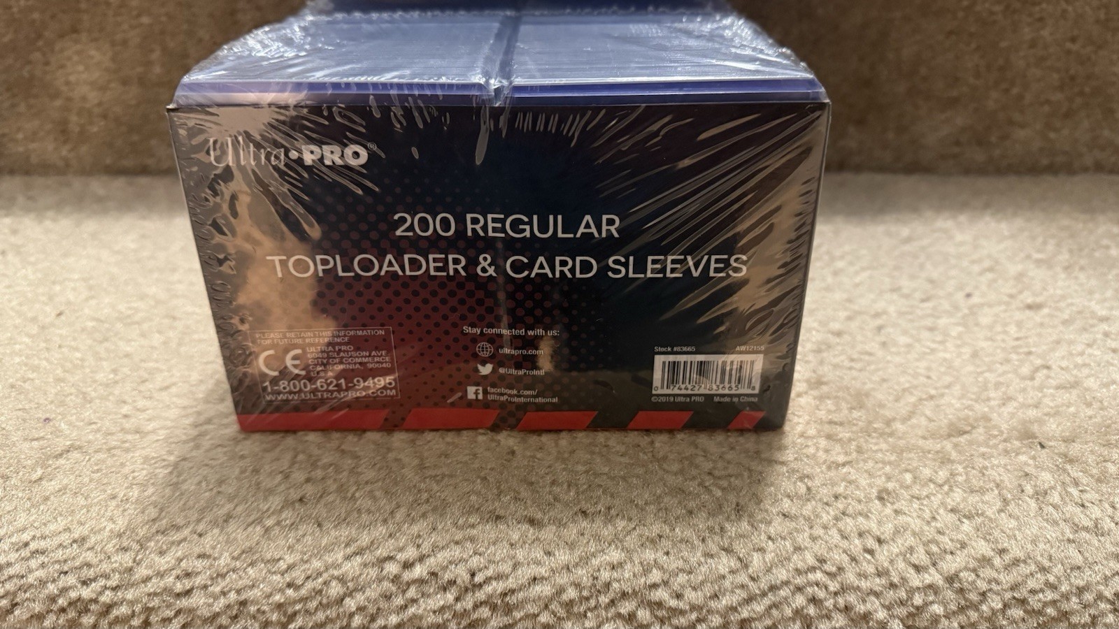 Ultra PRO 270 Count Regular 3×4 Toploaders & Soft Sleeve Protector Card Bundle