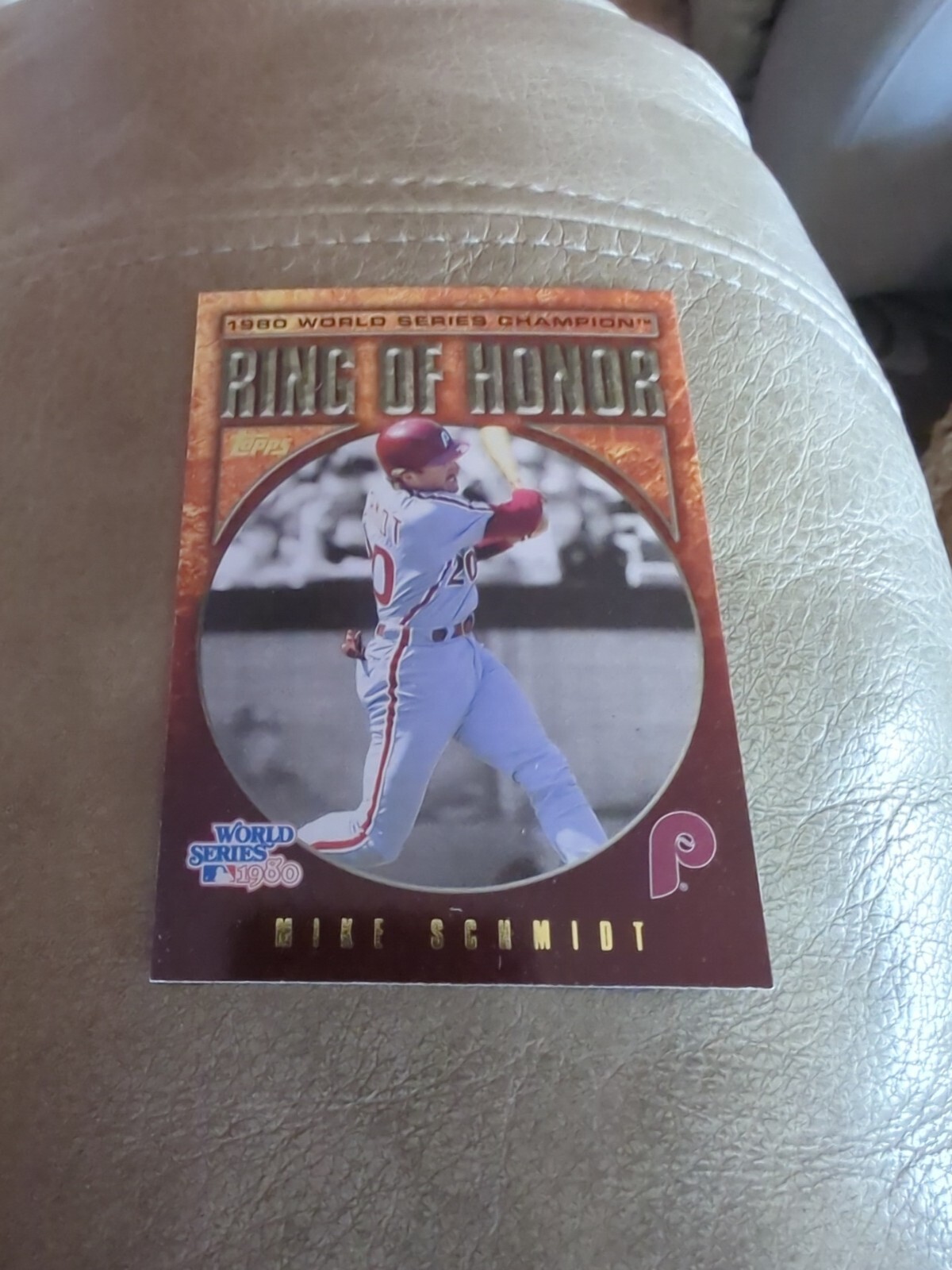 2009 Topps Baseball Ring of Honor Mike Schmidt #RH32 Phillies 1980 Champs Insert