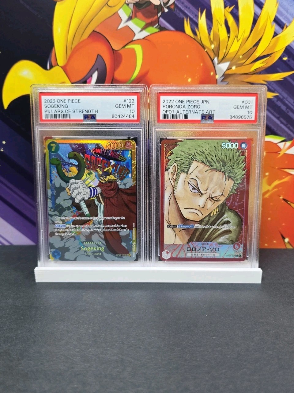4 PSA Card Stand Dual 3D Model White