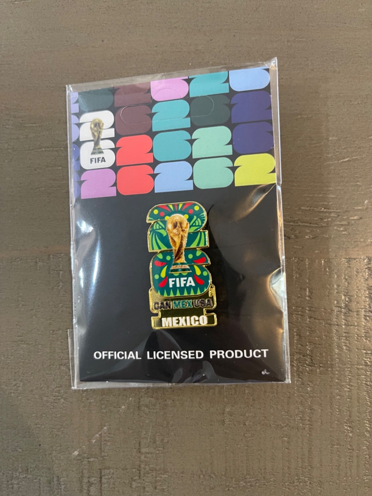 FIFA WORLD CUP 2026 HAT PIN ENAMEL BADGE HOST CITY/COUNTRY COLLECTIBLE USA MEX
