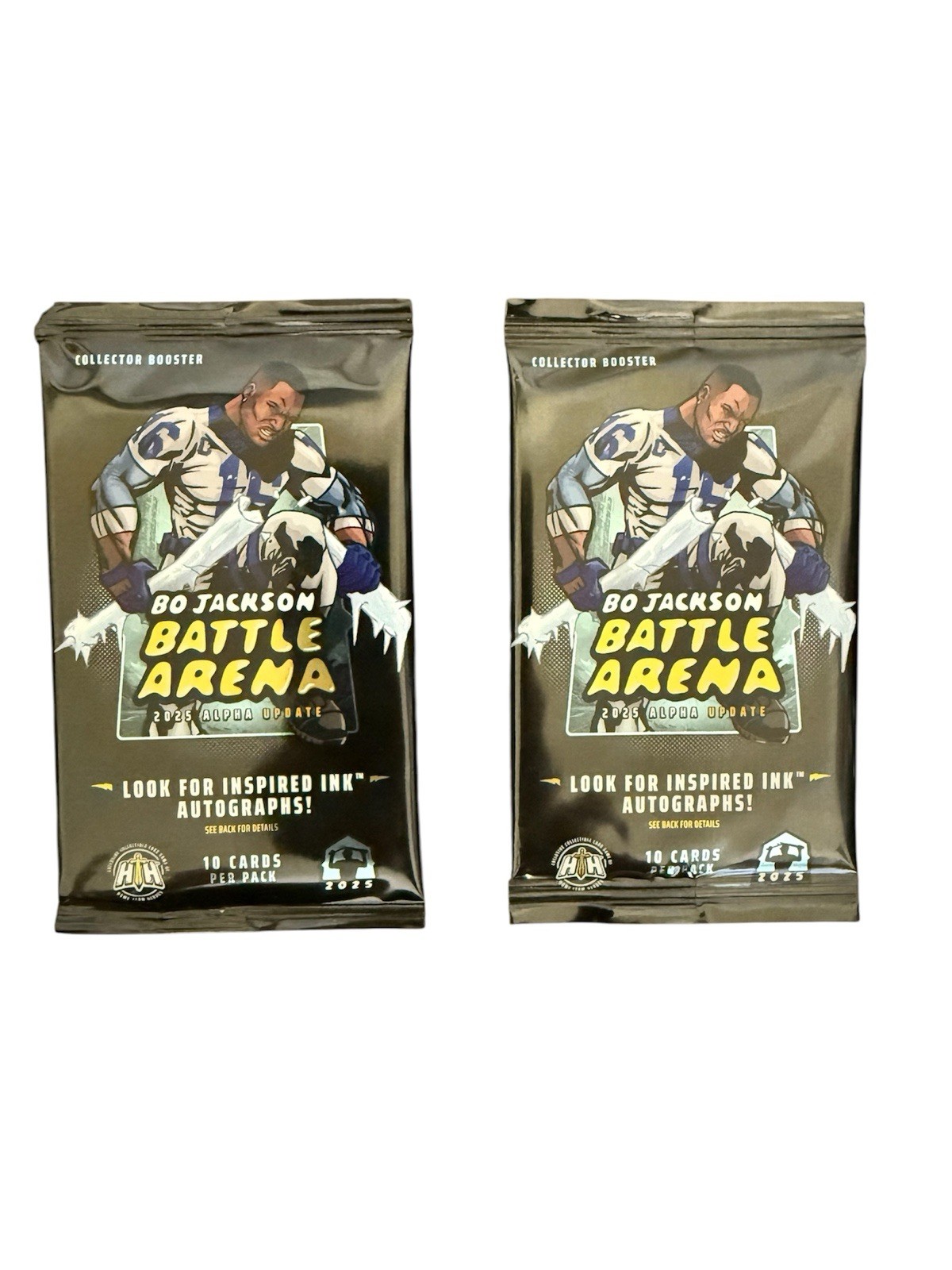 2 Packs -2025 Bo Jackson Battle Arena Alpha Update Collector Booster Pack Sealed