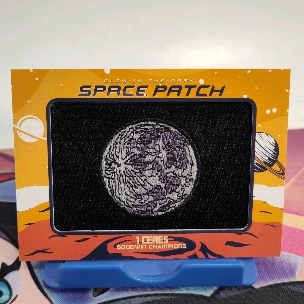 2023 Upper Deck Goodwin Champions Glow In The Dark Space Patch 1 Ceres #GSP-44