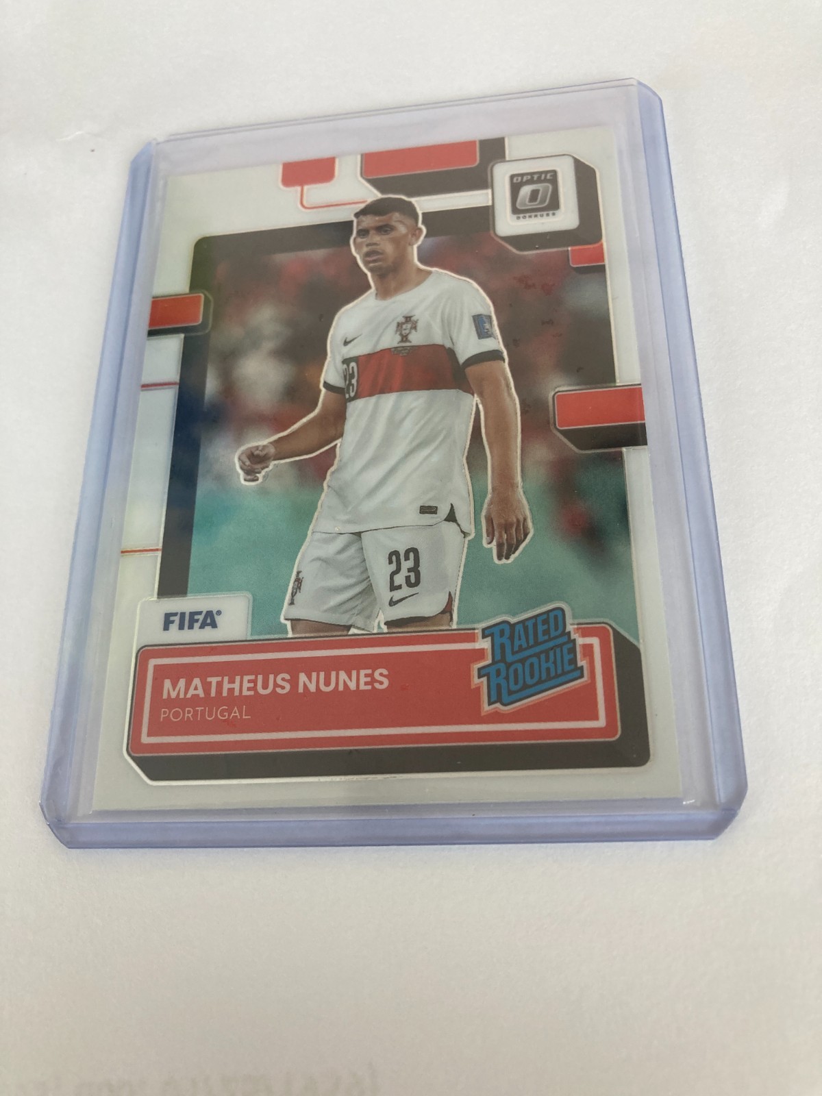 2022-23 optic donruss soccer #188 matheus nunes rated rookie portugal