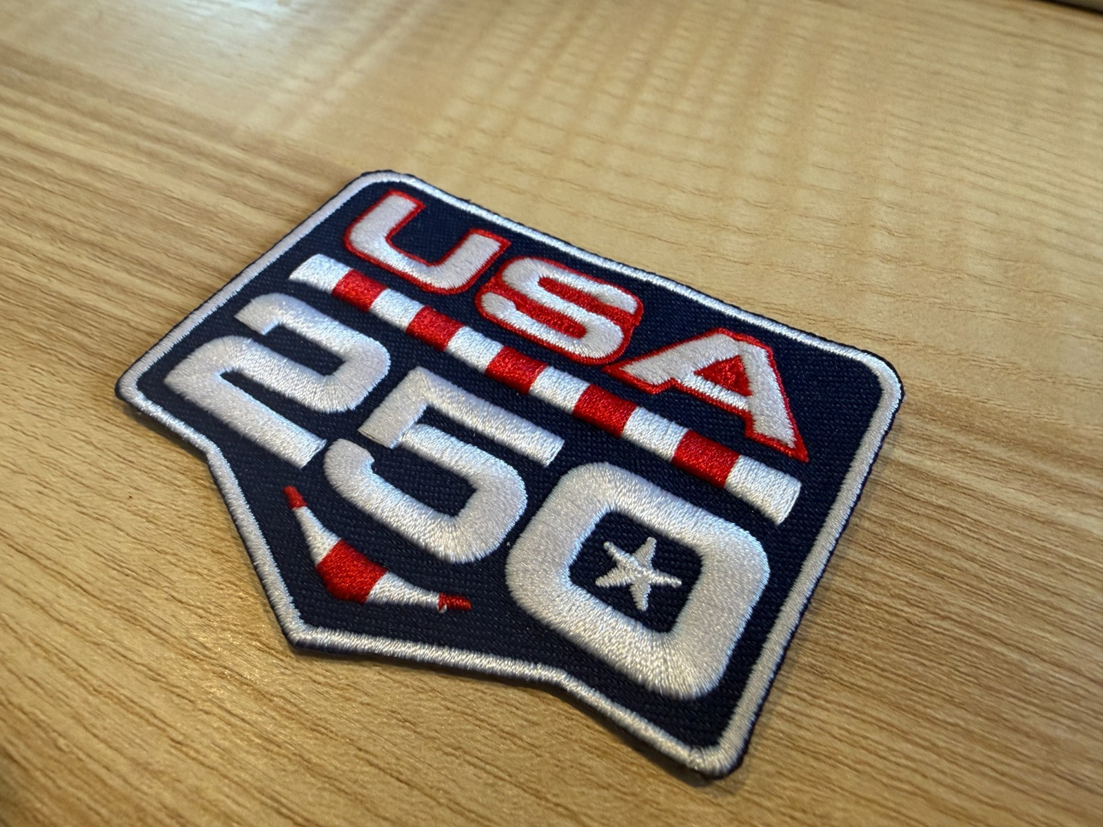 NFL USA 250th Anniversary Patch Red White Blue New 250 Super Bowl LX 60