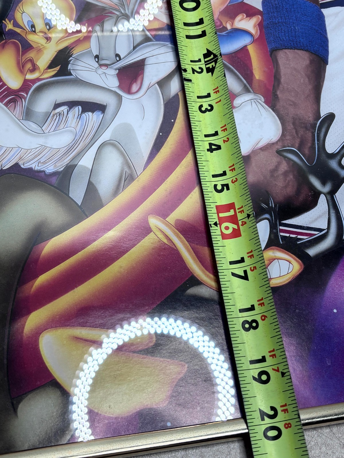 Vintage Space Jam Framed Posters Set Michael Jordan Looney Tunes 1996 USA