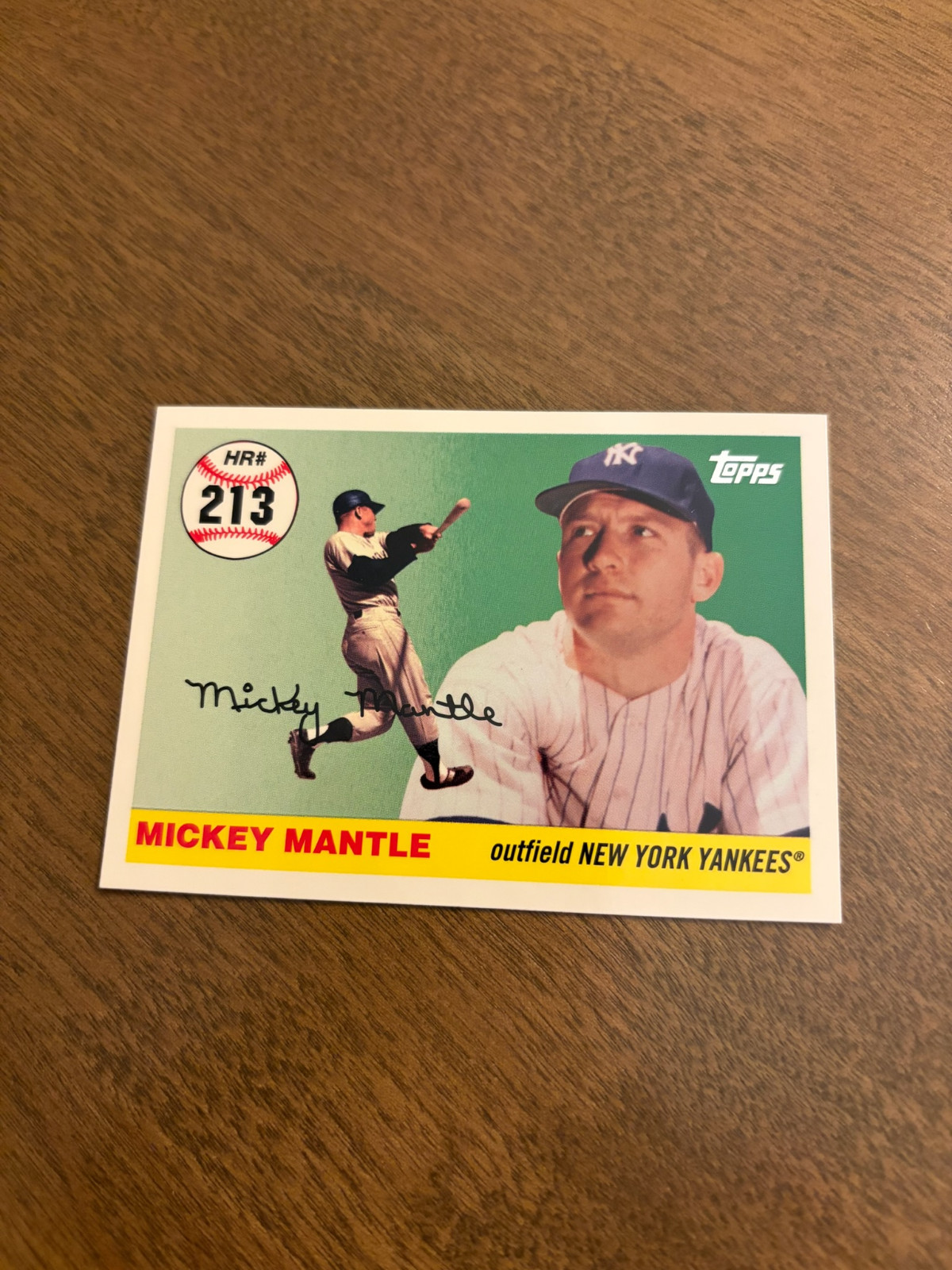 2007 Topps Mickey Mantle Home Run History U Pick 200-400 Yankees Baseball Cards