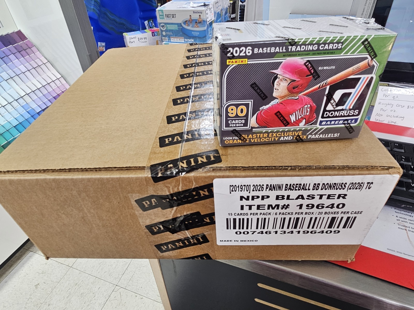 2026 PANINI DONRUSS BASEBALL FACTORY SEALED BLASTER 20 BOX CASE
