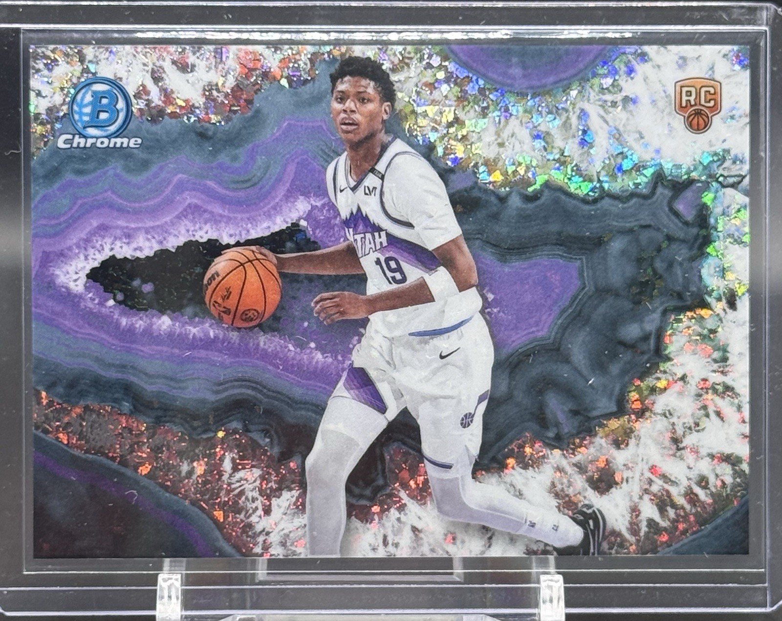 2025-26 Bowman – Crystallized Nba Ace Bailey #CNB-5 (RC)
