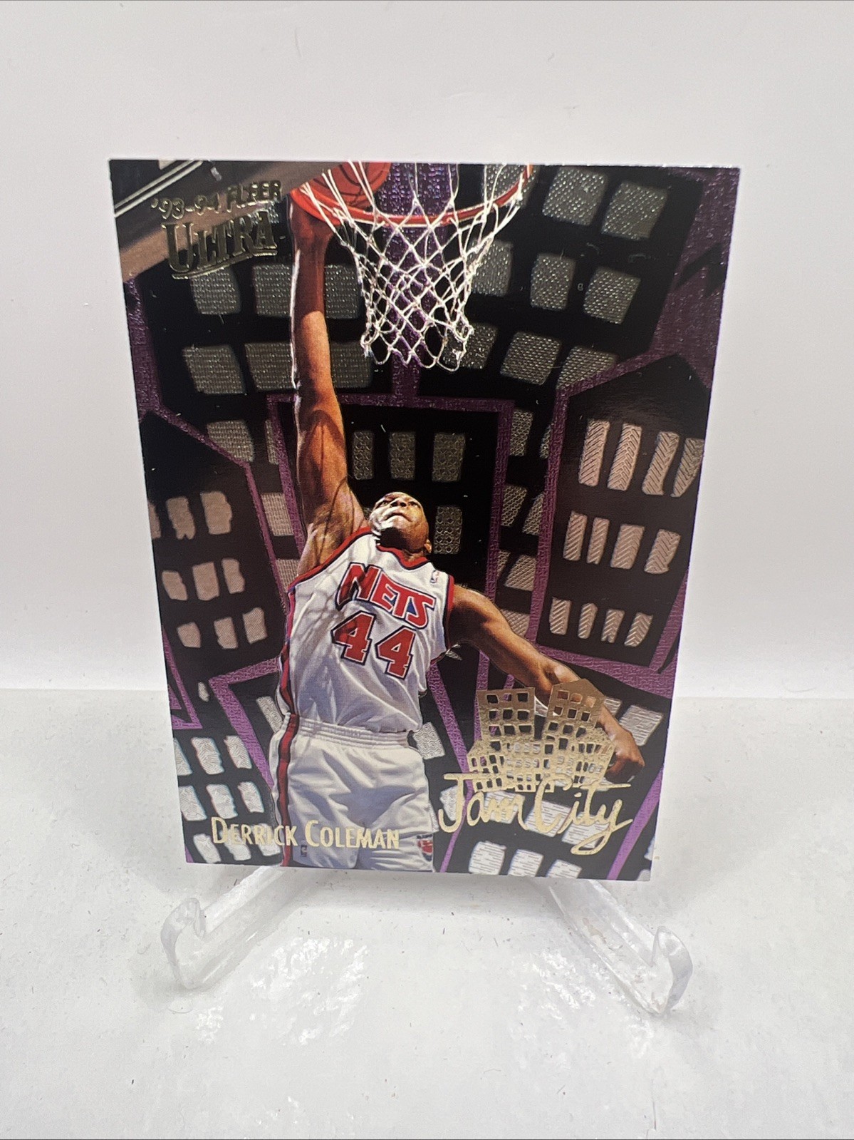 1993-94 Fleer Ultra Derrick Coleman Jam City SP #2 Nets