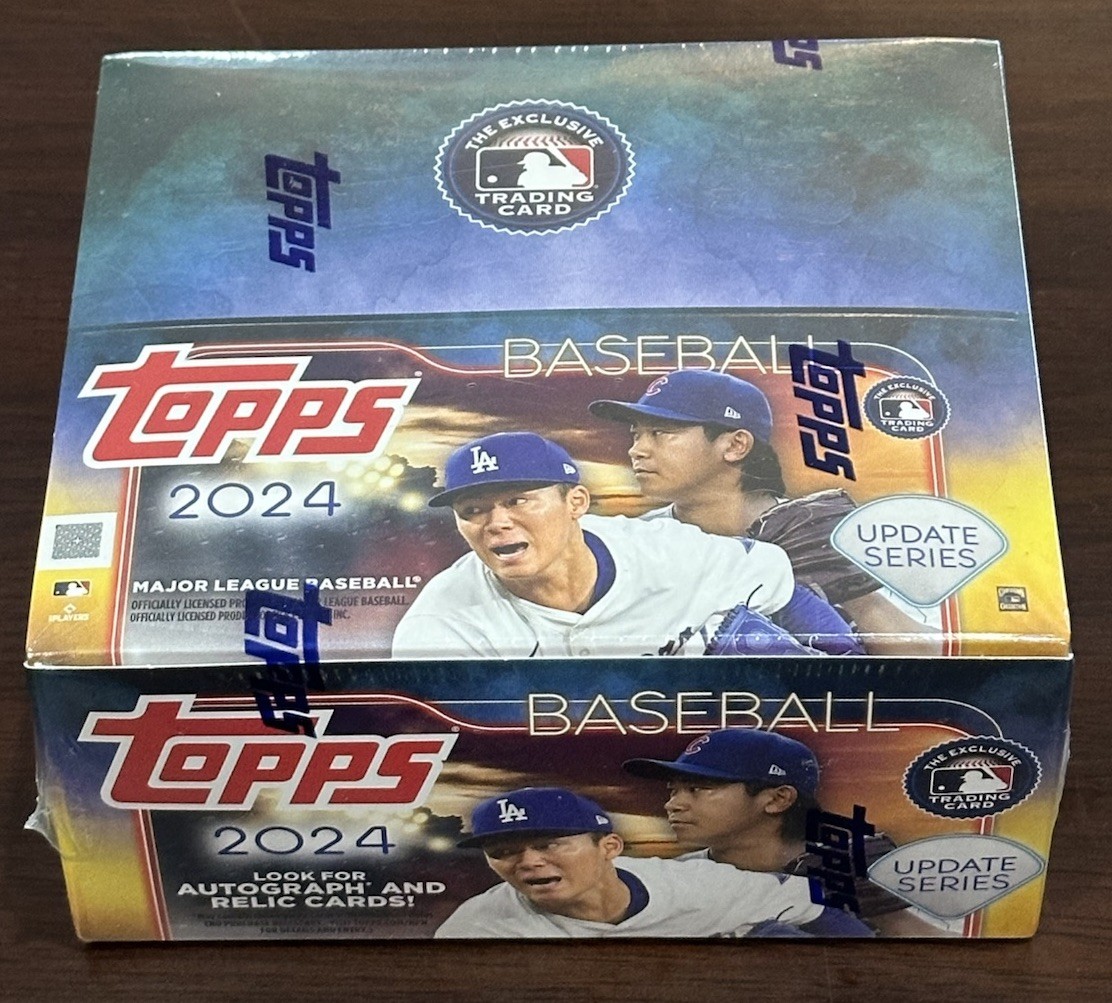 2024 Topps Update Series MLB Baseball Factory Sealed 20 Pack Retail Box