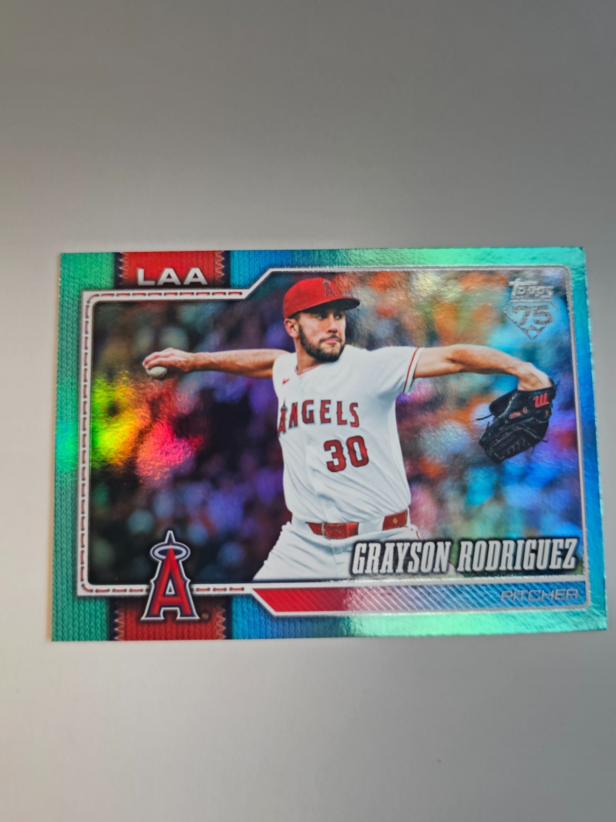2026 Topps Series 2 Grayson Rodriguez Teal Foil #577 ANGELS