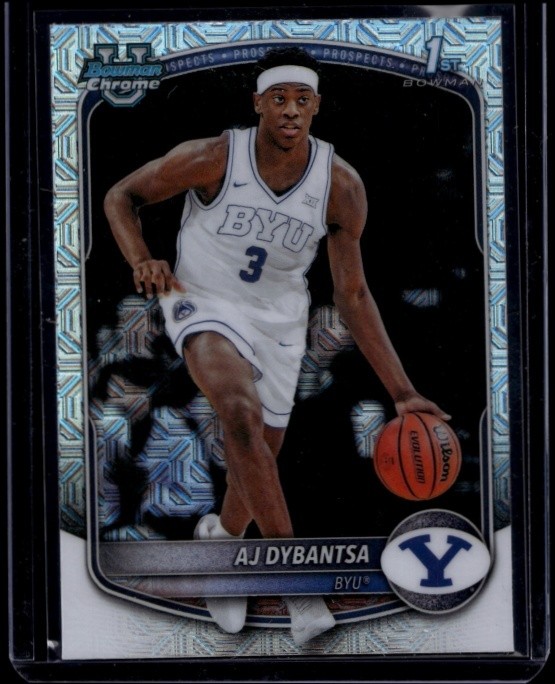 2025-26 Bowman Basketball AJ Dybantsa #BCP-1 Chrome Prospects Mojo Refractor