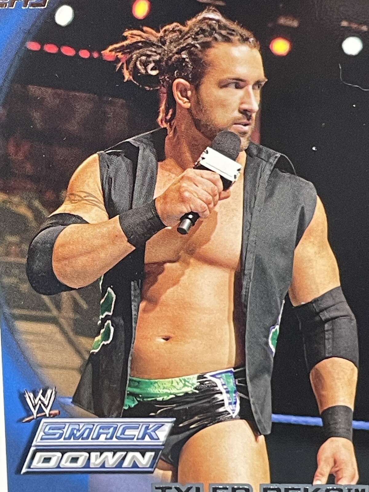 2010 Topps WWE Tyler Reks Wrestling Card #130 FCW Gabbi Alon Tuft RARE Card