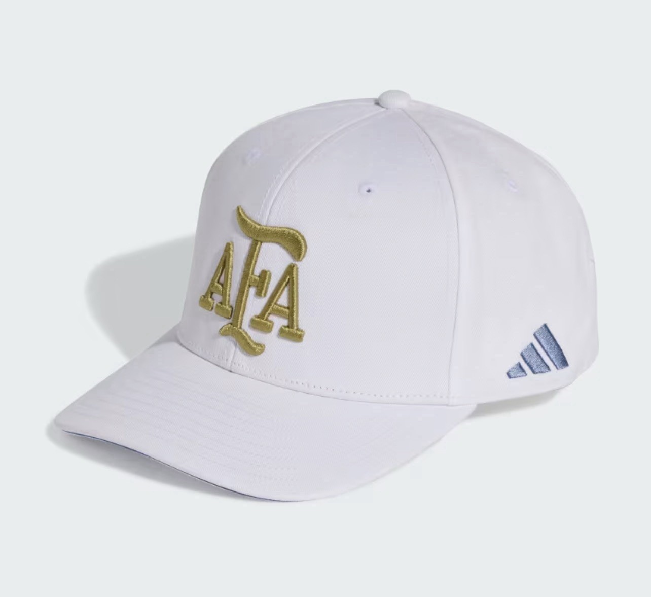 Adidas Argentina Football Men’s SnapBack Hat AFA Soccer White One Size New