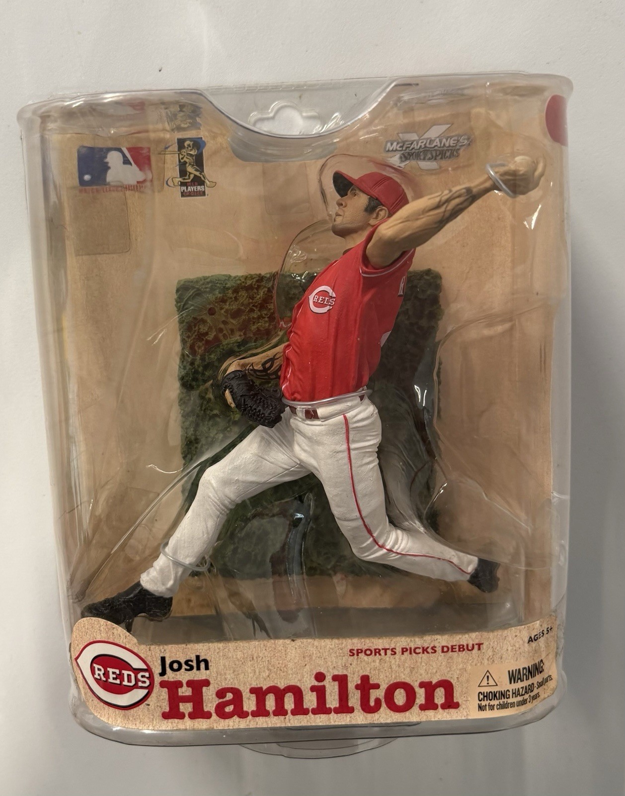 Josh Hamilton McFarlane Sports Picks Action Figure Cincinnati Reds Debut MLB 21