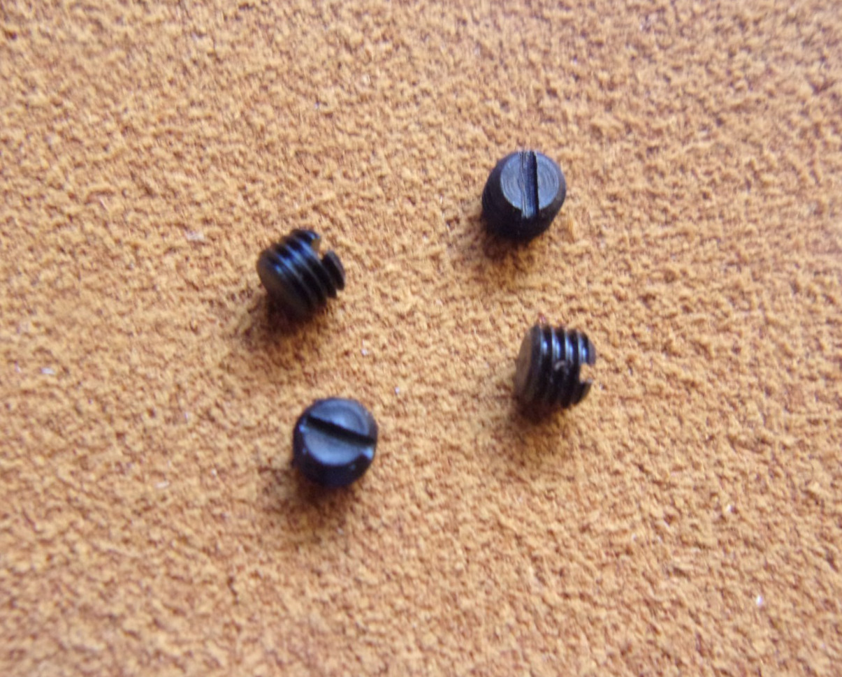 Marlin Receiver Plug Screw Set of 4 Blued Model 30 36 336 444 1894 1895 39 39A