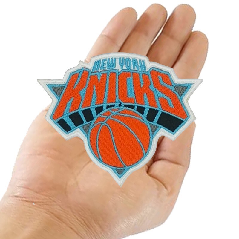 100 pcs New York Knicks Basketball Size 3.6″x2.8″ Sew Embroidered Iron on Patch