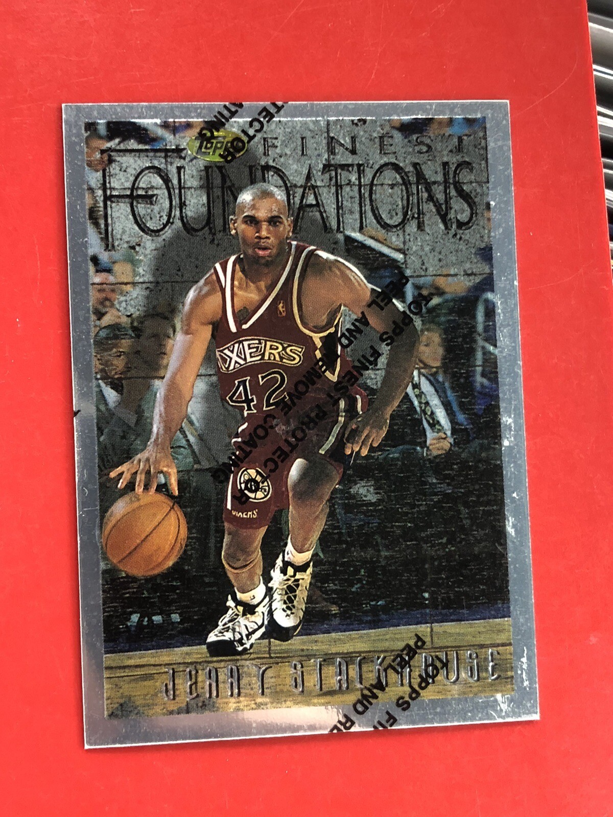 1996-97 Topps Finest Uncommon – Silver Jerry Stackhouse Uncommon Silver #265