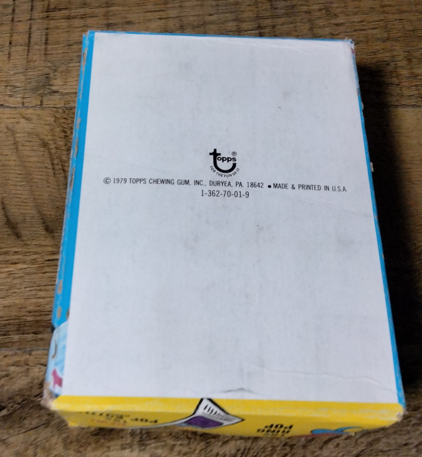1978 And 1979 Topps Baseball Empty Display Boxes, Good Cond, see description