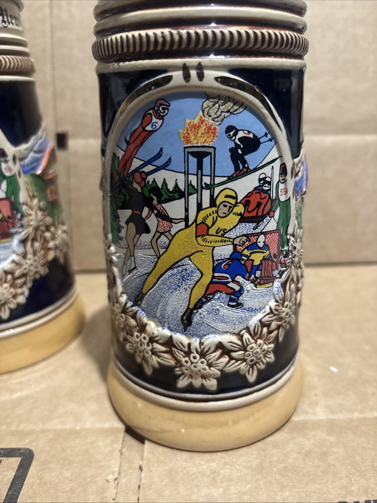 Lake Placid 1980 Winter Olympics German Mader’s Stein 1/7500 Eric Heiden – Qty 1