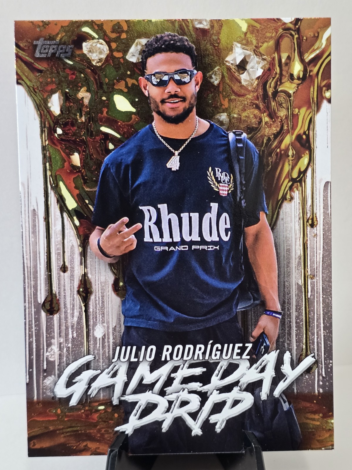 2026 Topps Celebration Julio Rodriguez Gameday Drip Insert #GD-5 Mariners