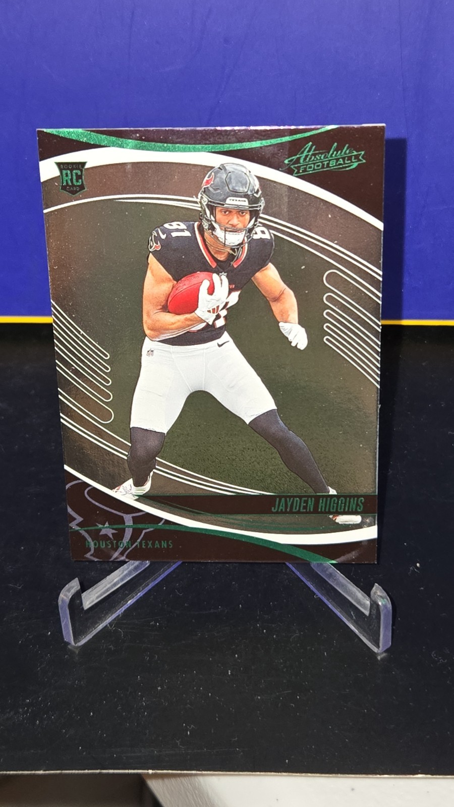 2025 Panini Absolute – Rookies Jayden Higgins #138 Red and Green (RC)