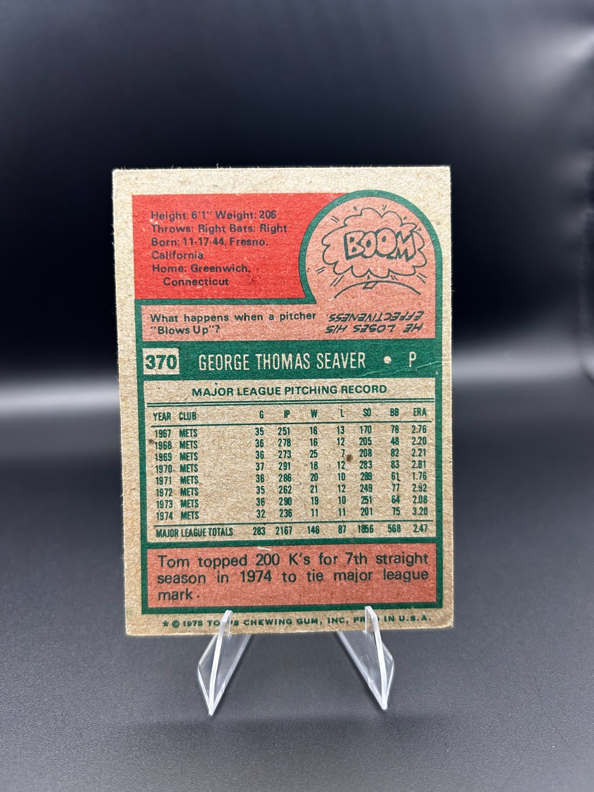 1975 Topps – Tom Seaver #370