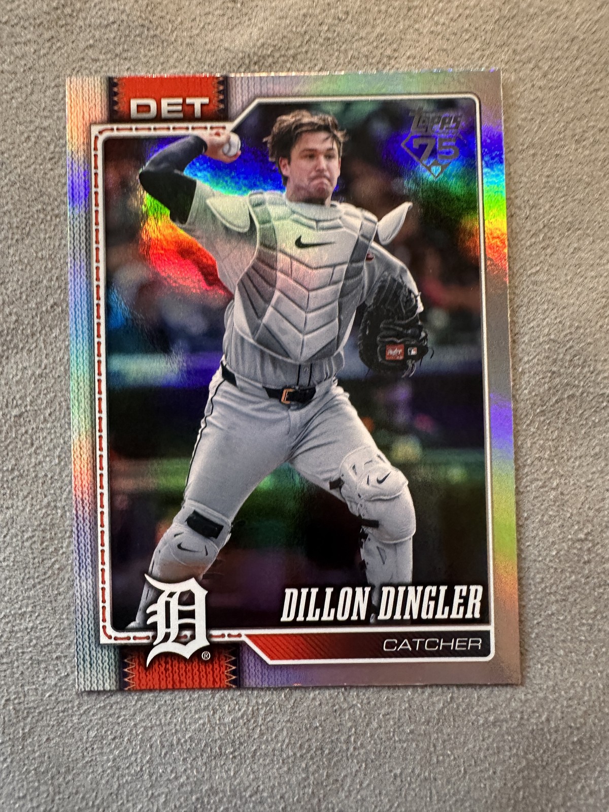 Dillon Dingler 2026 Topps #351 Detroit Tigers Rainbow Foil