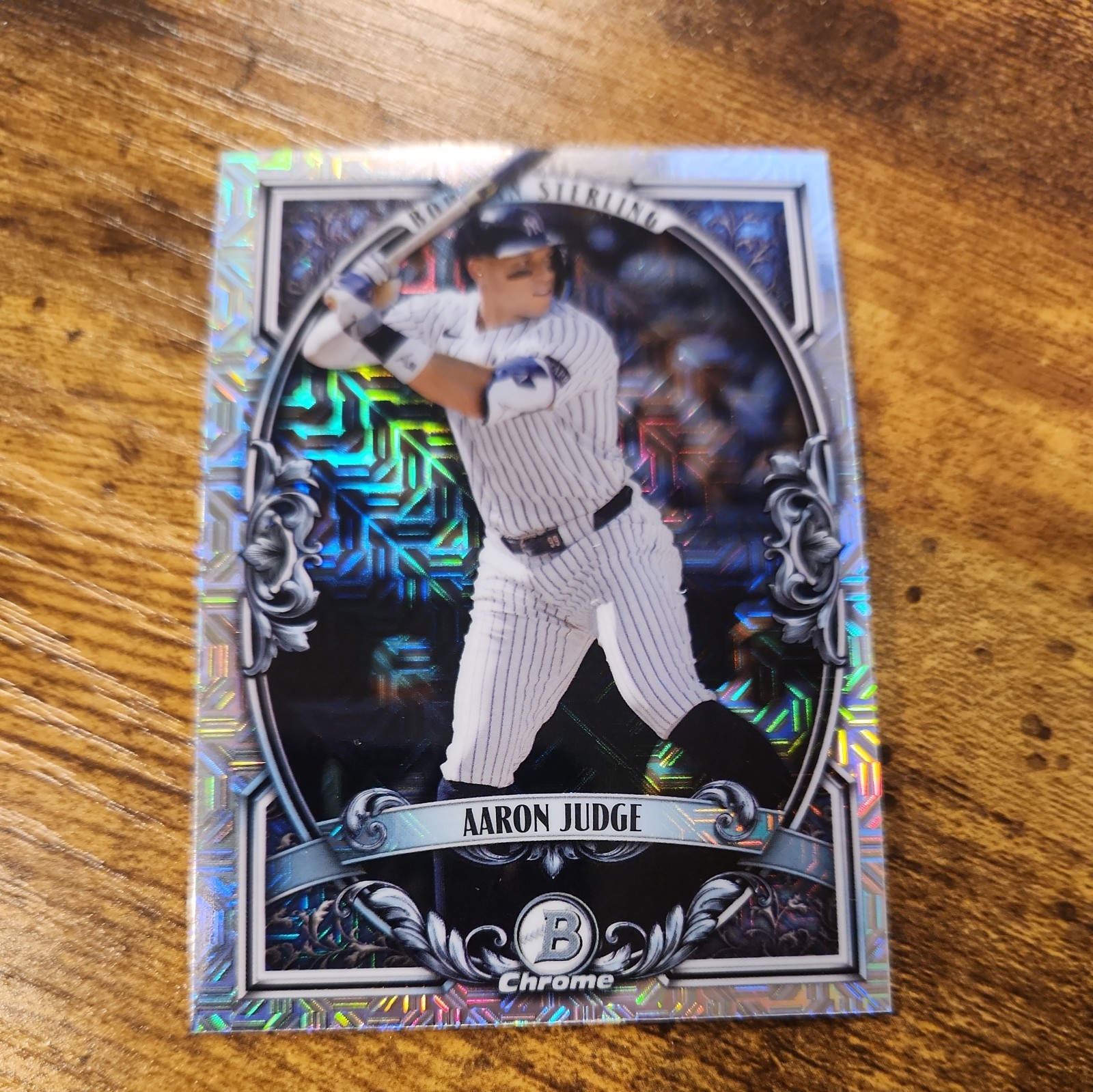 2026 Bowman Chrome Aaron Judge Bowman Sterling Mojo Refractor #BST-4 -Yankees