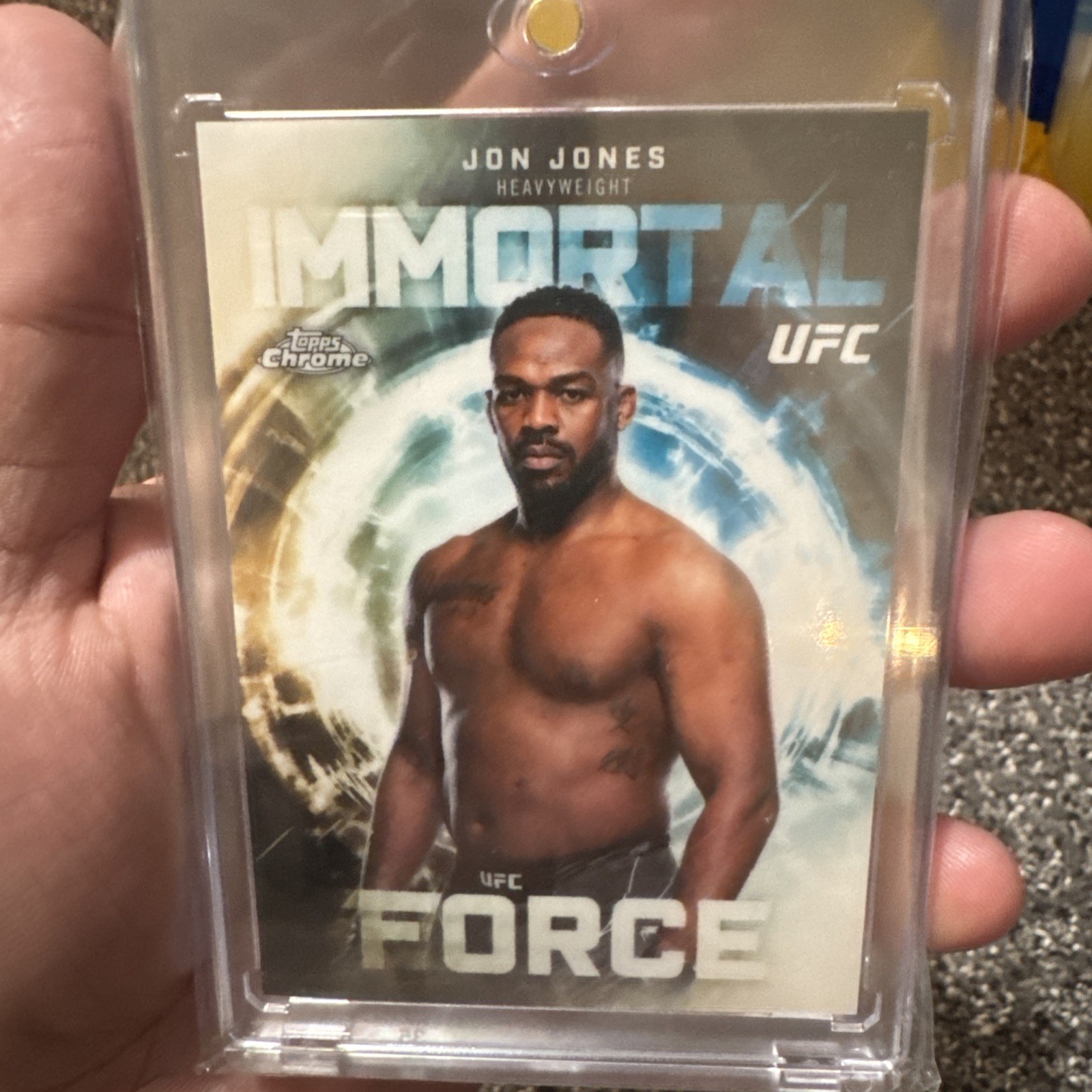 2026 Topps Chrome UFC – Immortal Force Jon Jones Case Hit!